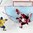 PRAGUE, CZECH REPUBLIC - MAY 3: Sweden's Anton Lander #58 scores a firs period goal against Austria's Rene Swette #30 while Florian Iberer #48 tries to defend during preliminary round action at the 2015 IIHF Ice Hockey World Championship. (Photo by Andre Ringuette/HHOF-IIHF Images)

